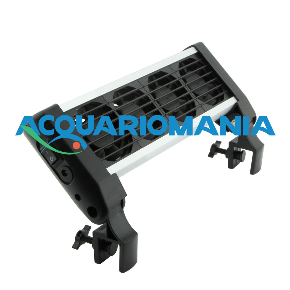 Blau Aquaristic Aquaventilador 4 Ventole orientabili a 4 velocità per raffreddamento acquario