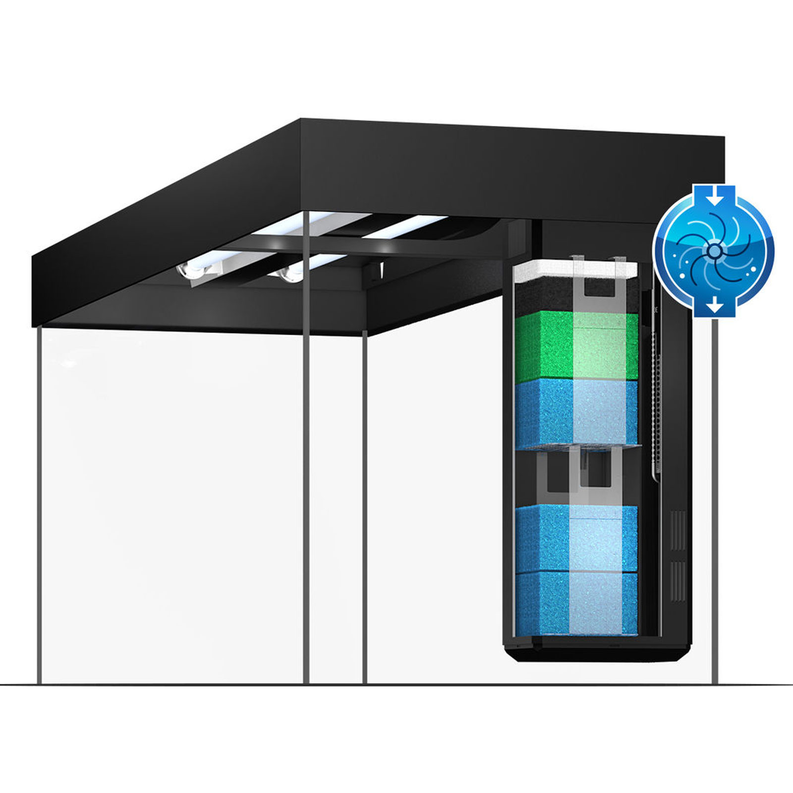 Juwel Acquario Rio 240 Litri LED Grigio 121x41x55H cm