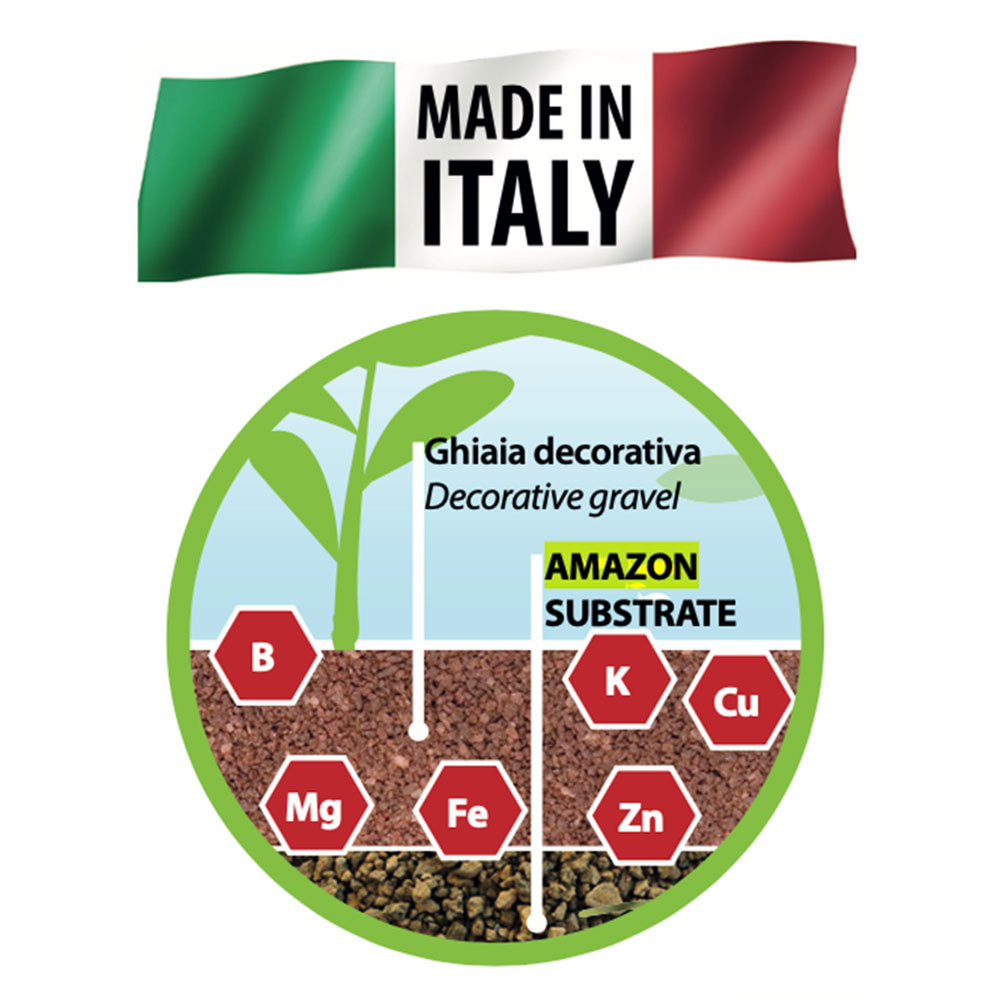 Haquoss Amazon Substrate Substrato Fertilizzante 2lt 2Kg