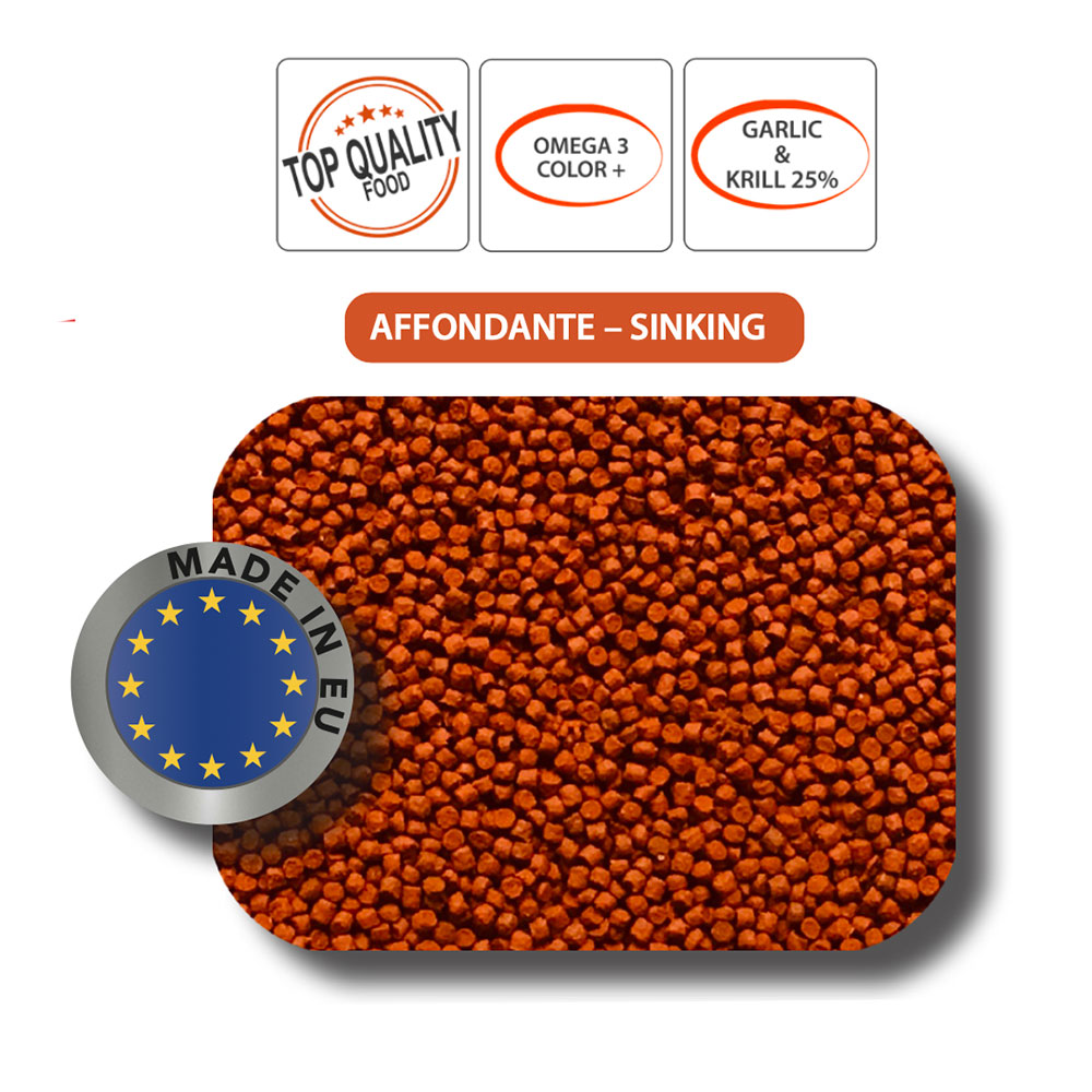 Haquoss Krill Pellets Alimento in granuli affondanti 250ml 137gr