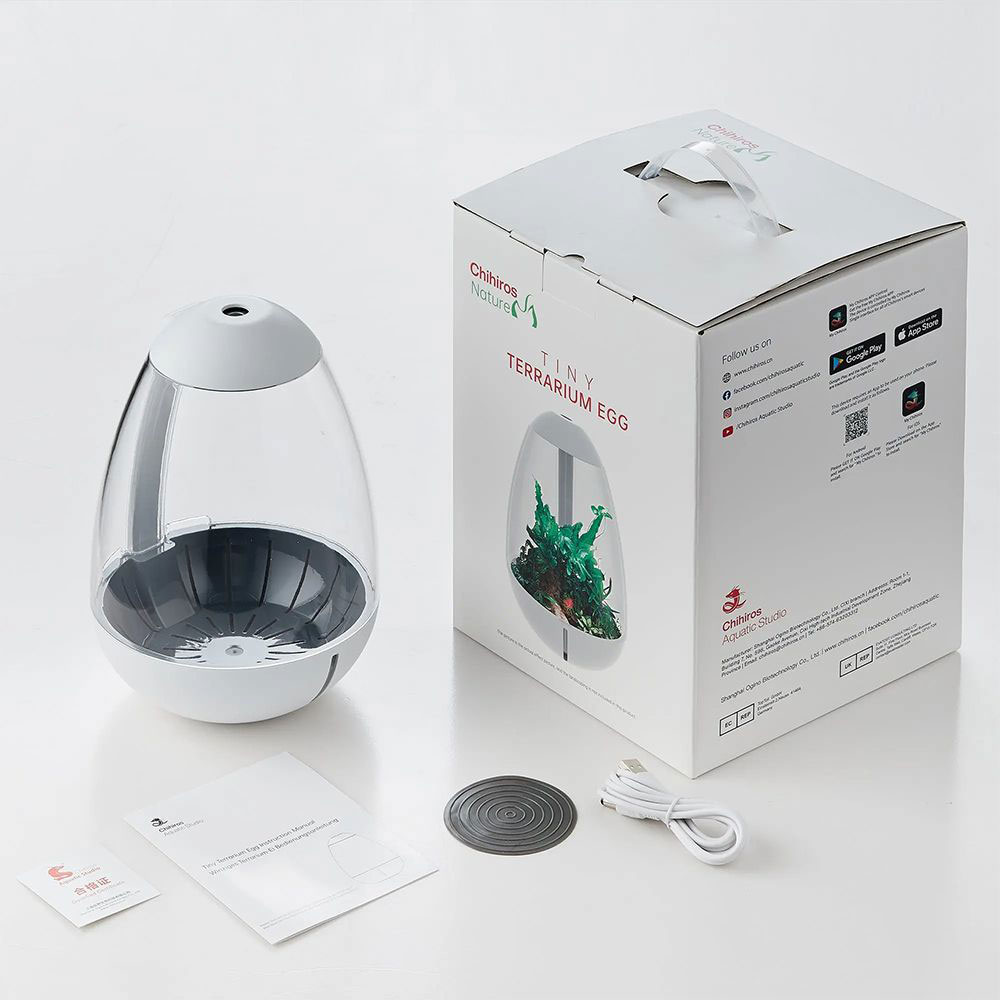 Chihiros Tiny Terrarium Egg Mini Serra da Tavolo 10W