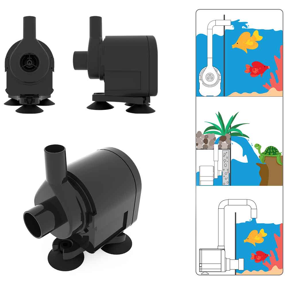 Aquarium Systems MaxiJet MJ1000 Gen 2 Pompa di ricircolo 970l/h