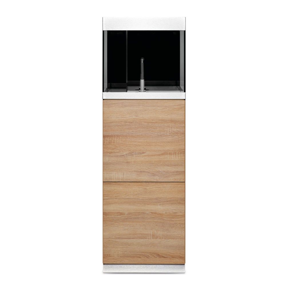 Oase Acquario HighLine 125 Optiwhite con Supporto Rovere 50x50x157h cm