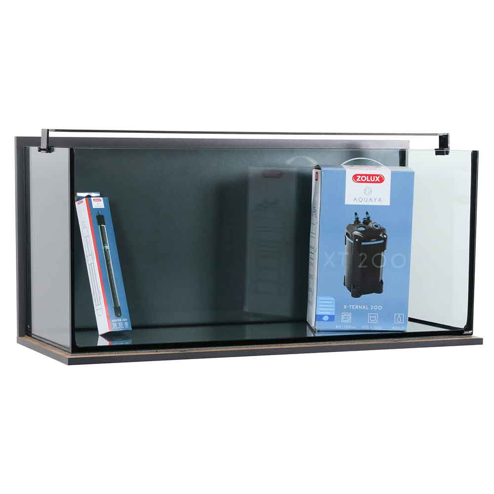 Zolux Acquario Aqua IdroMax Grigio 230 Completo 111,8x45x57h cm