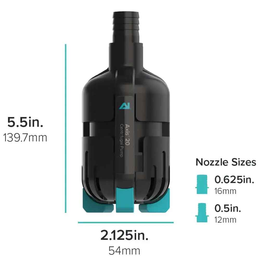 Aqua Illumination Axis 20 Pompa di risalita DC wireless 700l/h