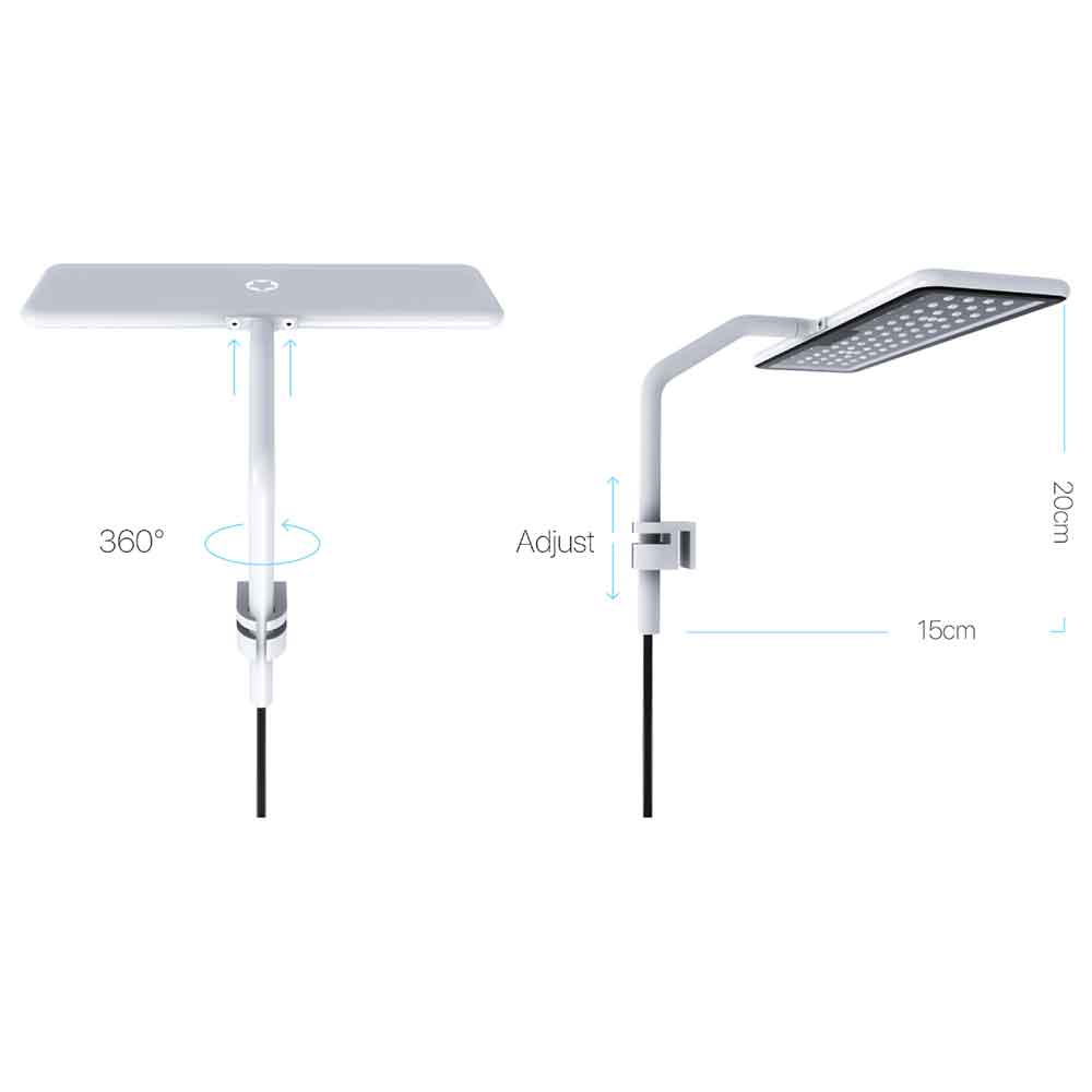 Micmol Aqua CC II Lampada Led Marine 30W 25x8x1h cm