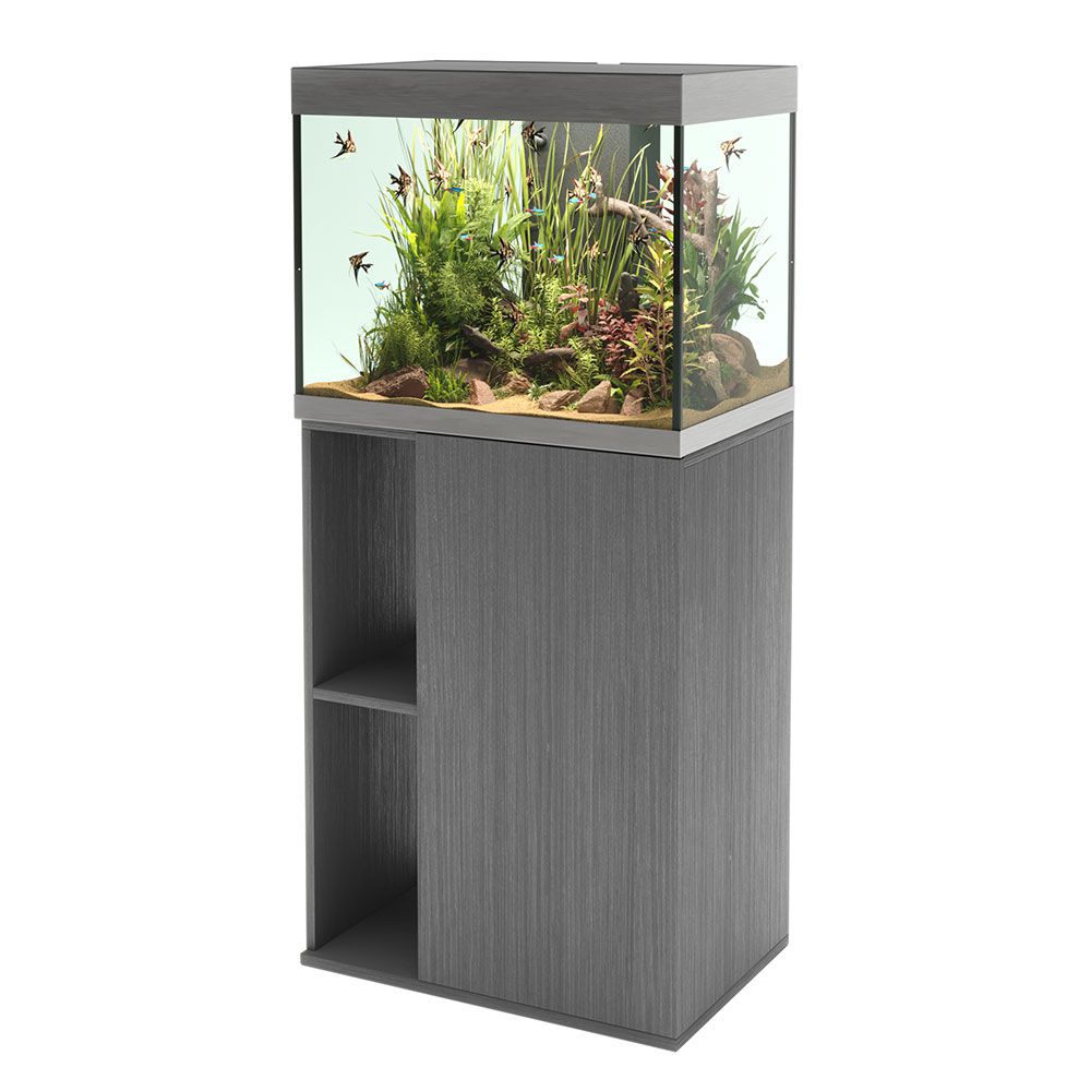 Askoll Opera 110 Acquario completo 110 litri Steel 60x40x50h cm