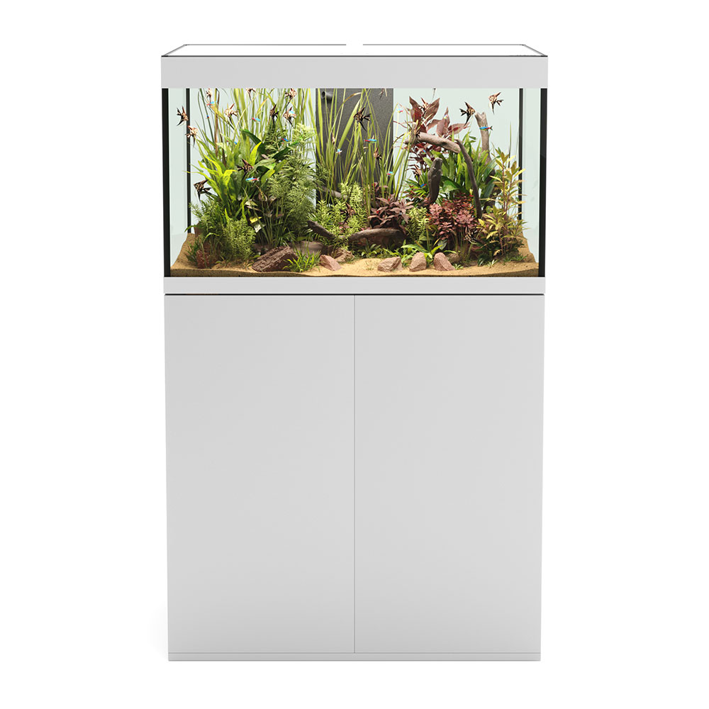 Askoll Opera 150 Acquario completo 150 litri Bianco 80x40x50h cm