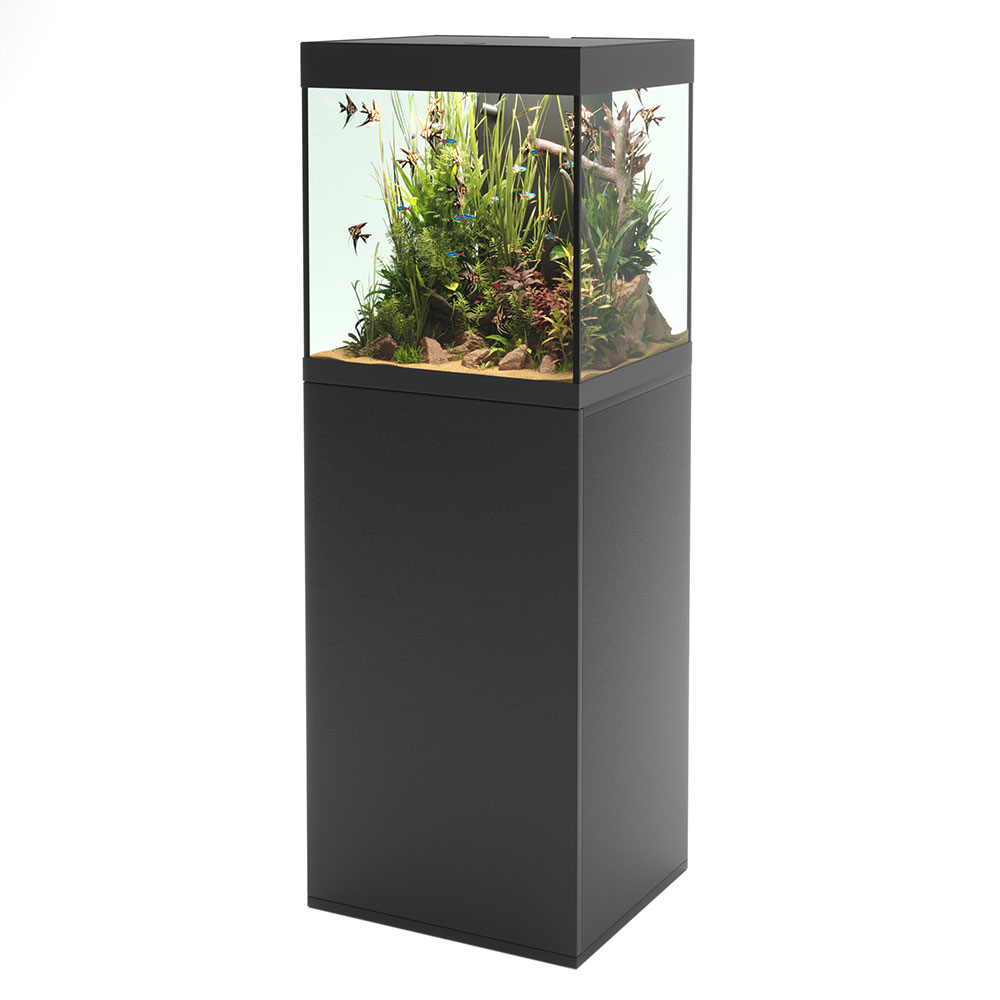 Askoll Opera 80 Acquario completo 80 litri Nero 45x40x50h cm
