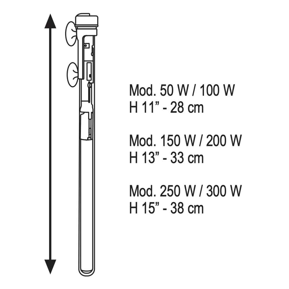Sicce Riscaldatore Scuba Preset 100W 28cm