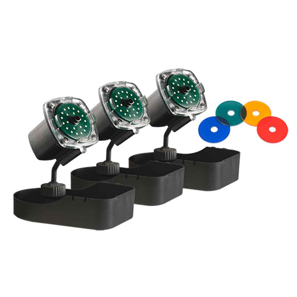 Sicce Nathur Led Trio Faretti per Laghetto 12V 3X3,5W