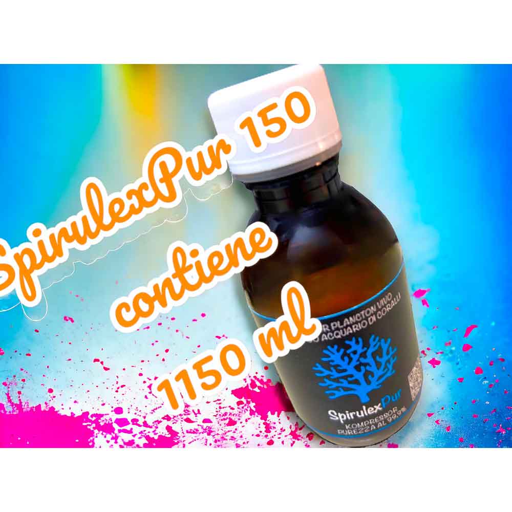 Planctontech SpirulexPur Kompressor 150ml per creare 1150ml di prodotto grado purezza 99,9%