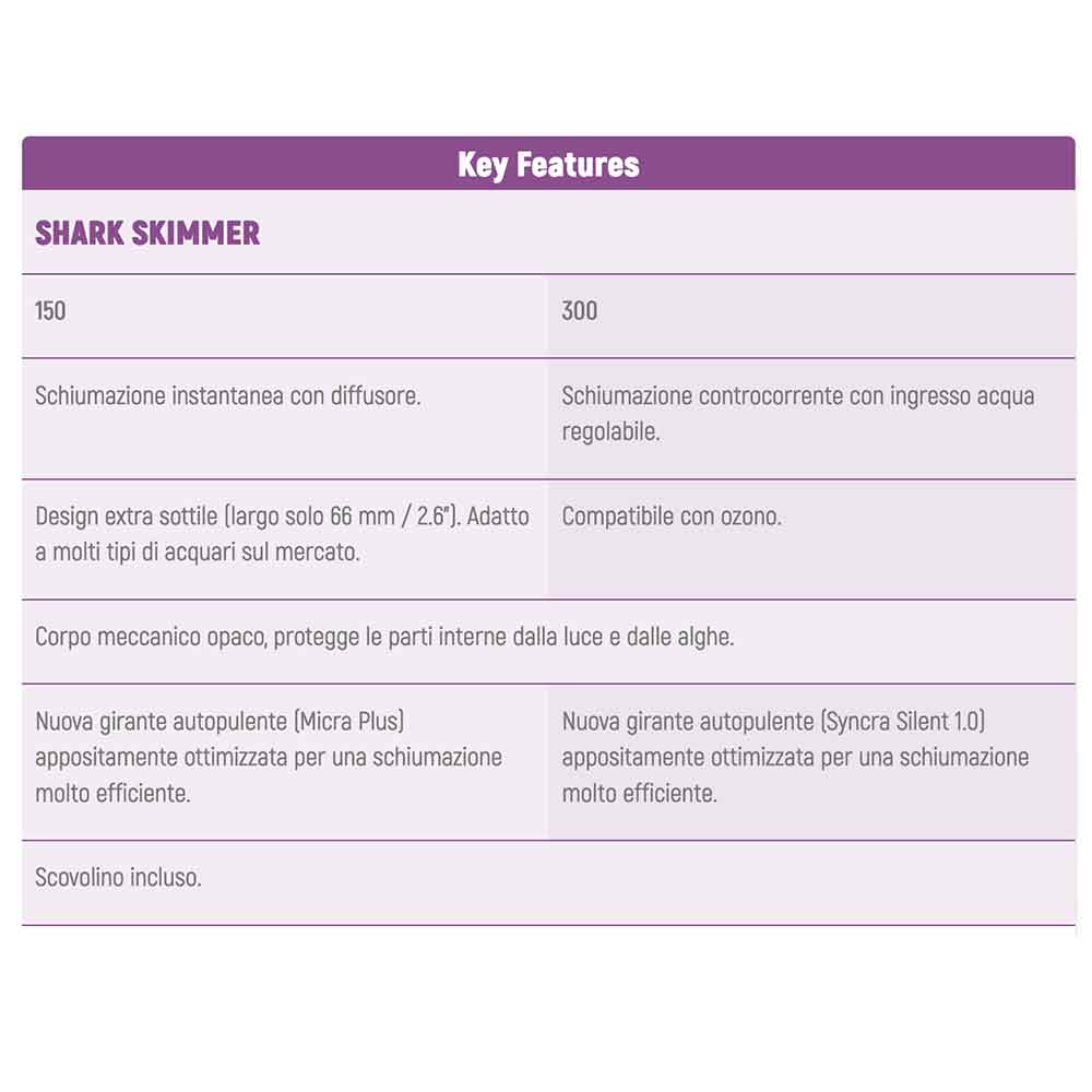 Sicce Shark Skimmer 300 Schiumatoio per acquari fino a 300lt