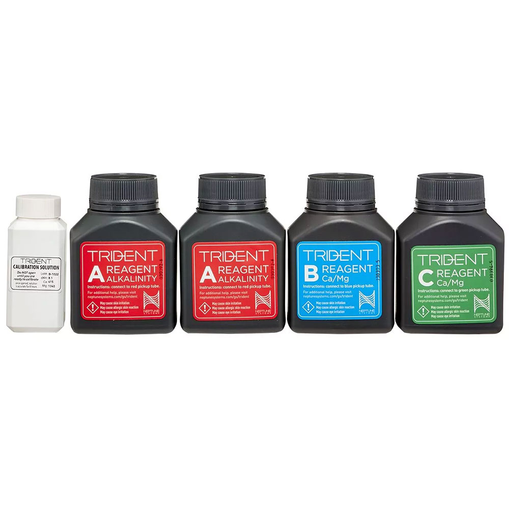 Neptune Trident Alkalinity + Calcium + Magnesium Testing