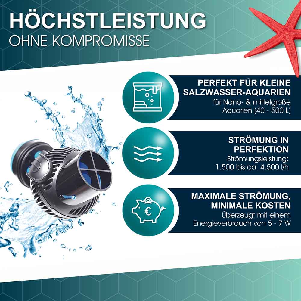 Tunze 6045.000 NanoStream 4.500 l/h 220V da 100 a 500Lt