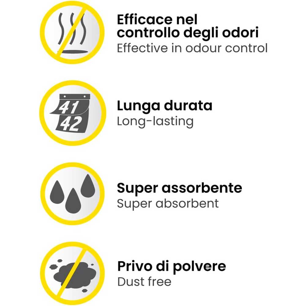 Croci Easy Clean Lettiera Igenica al Silicio per Gatti 7,5Lt