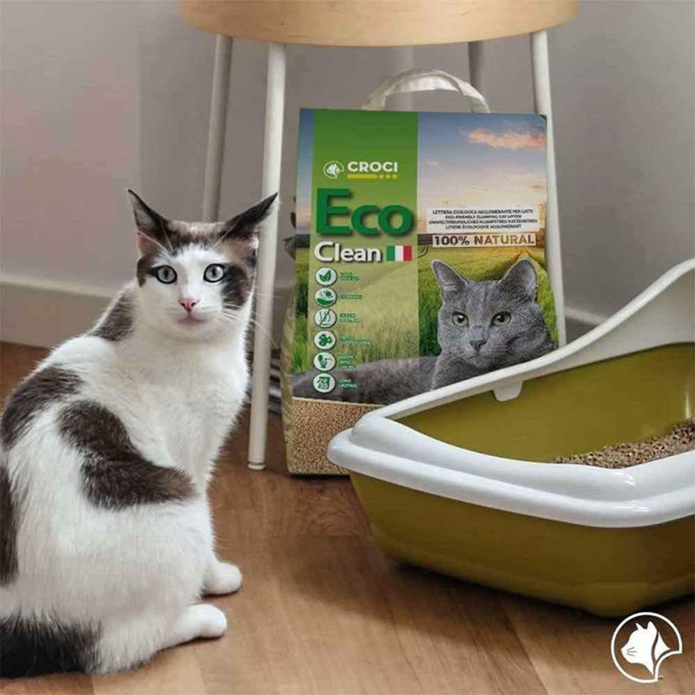 Croci Eco Clean Lettiera Vegetale per Gatti 20L