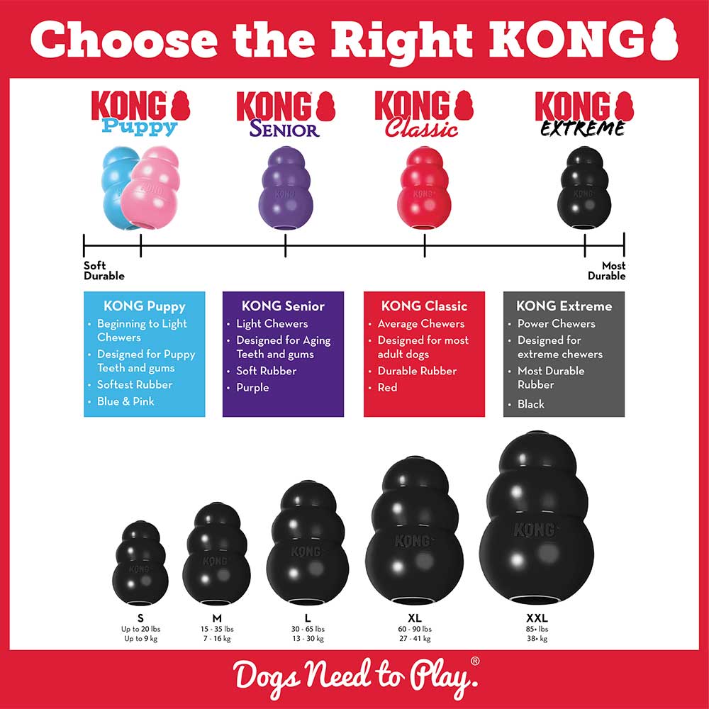 Kong Extreme Medium Gioco per Cani fino a 7-16Kg