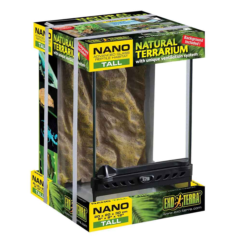 Exoterra Terrario Natural Terrarium Nano Tall 20x20x30h cm