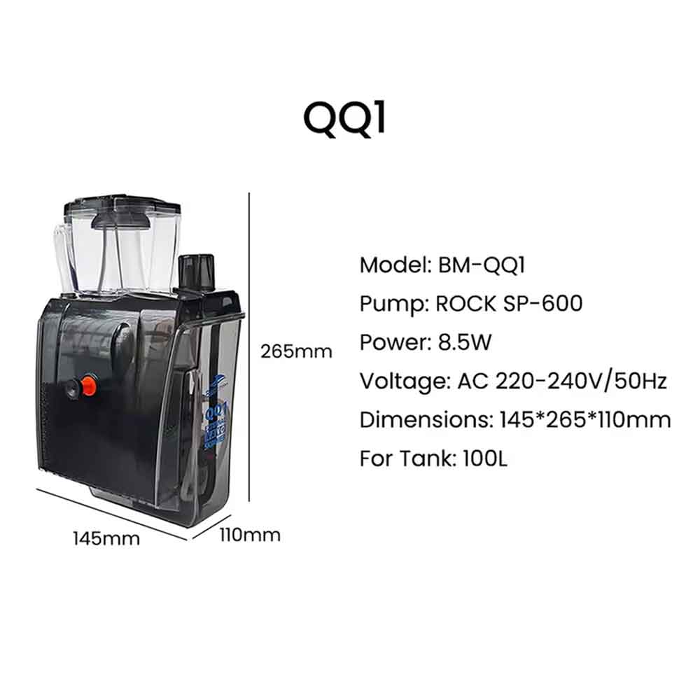 Bubble Magus Schiumatoio QQ1 a zainetto fino a 100 l