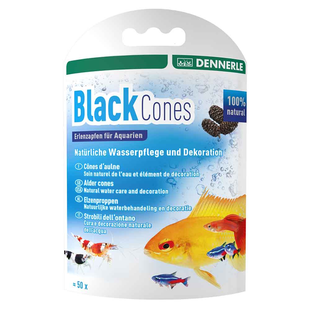 Dennerle Black Cones Pigne di Ontano 50pz per 1200Lt