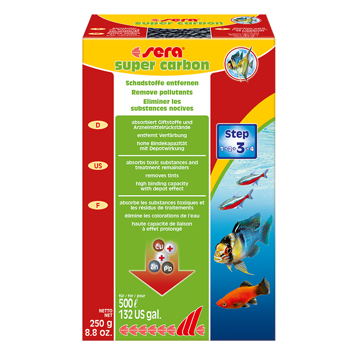 Sera Super Carbon Carbone attivo 250gr