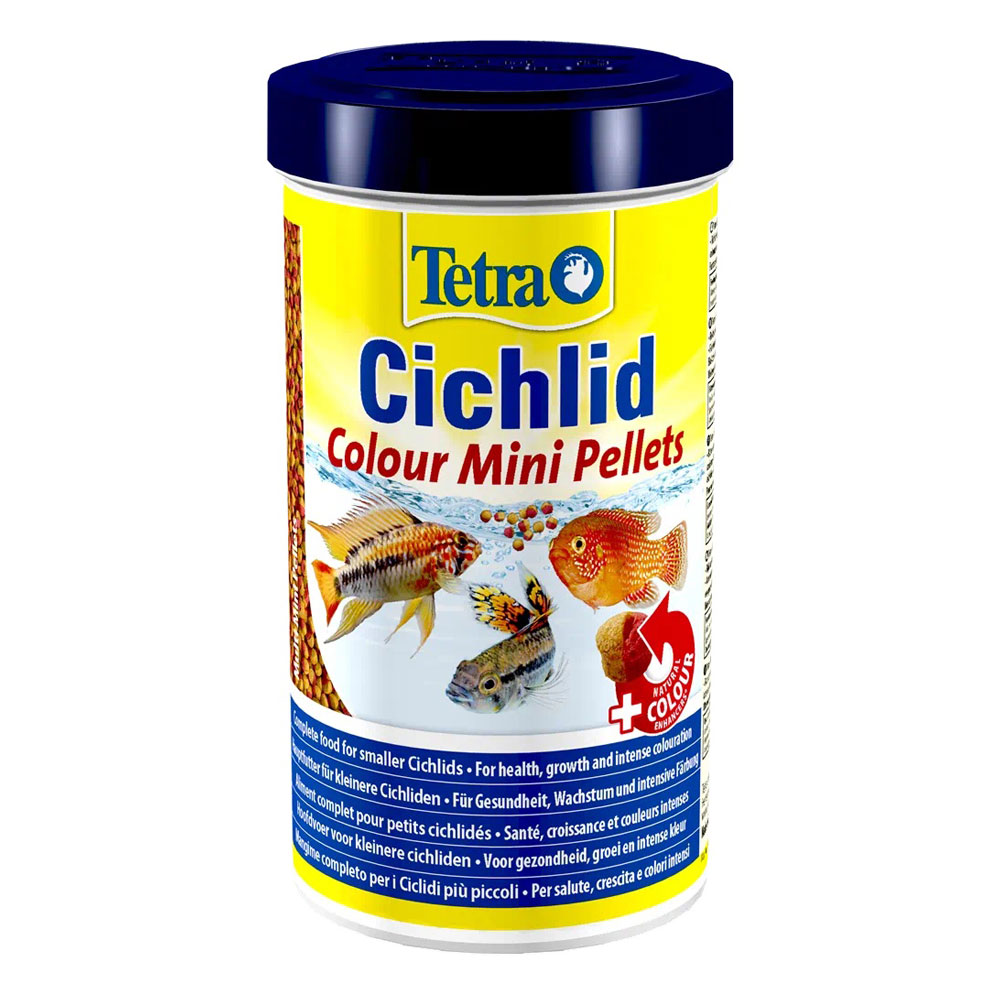 Tetra Cichlid Colour Mini Pellets 500ml 170g