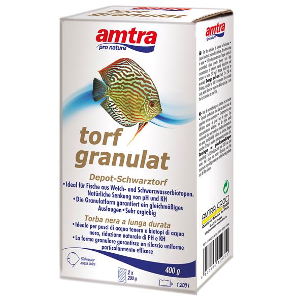 Amtra Torf Granulat Torba in granuli 400gr per 1200Lt
