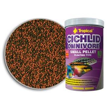 Tropical Cichild Omnivore Small Pellet 250ml 90gr