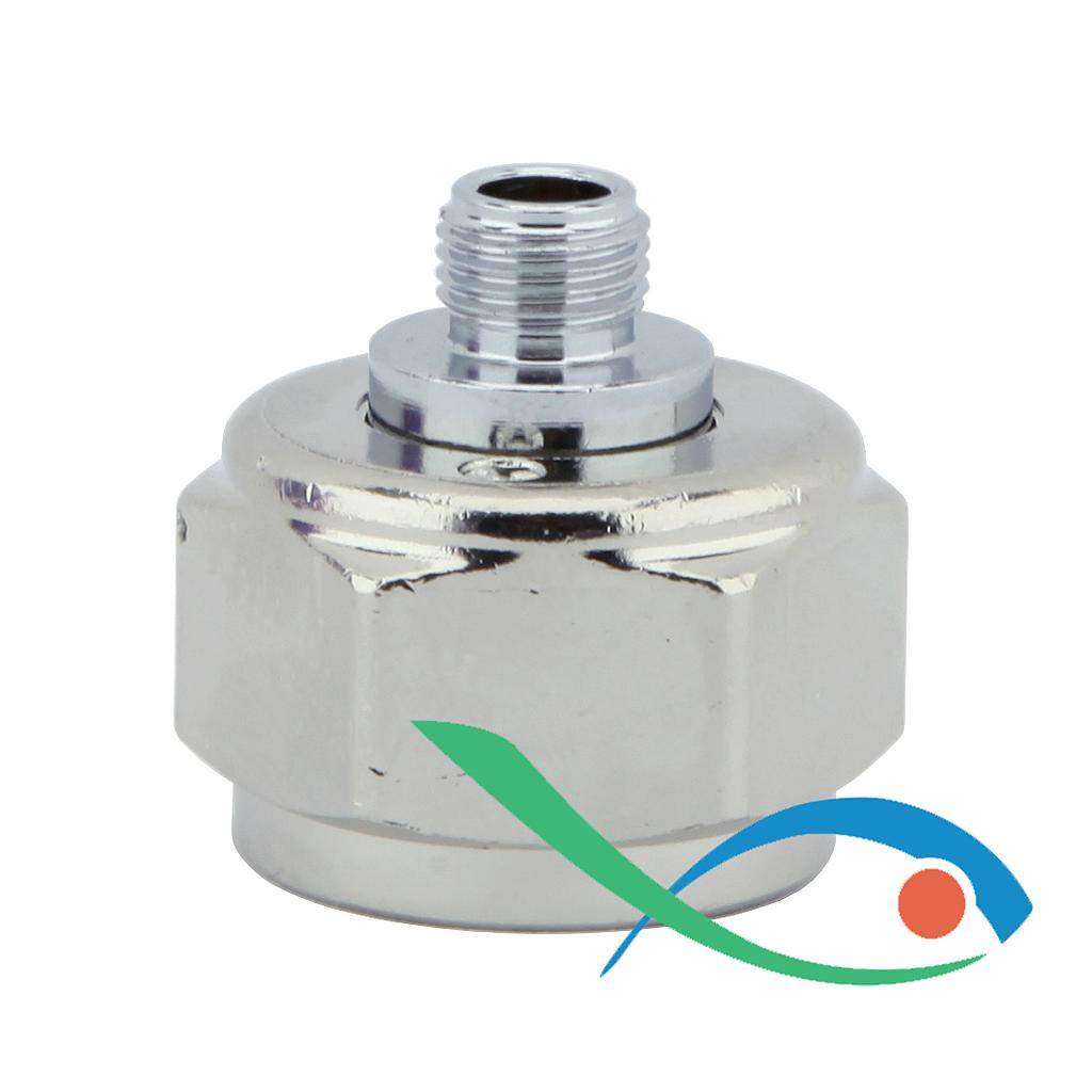 Adattatore CO2 1/8&quot; a 1/2&quot; per bombole ricaricabili