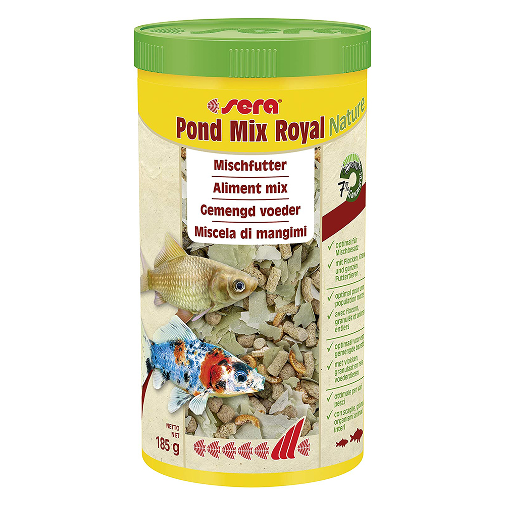 Sera Pond Mix Royal Nature Scaglie e Sticks 1000ml 185g