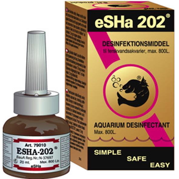 Esha 202 Disinfettante per acquario 20 ml per 800 l