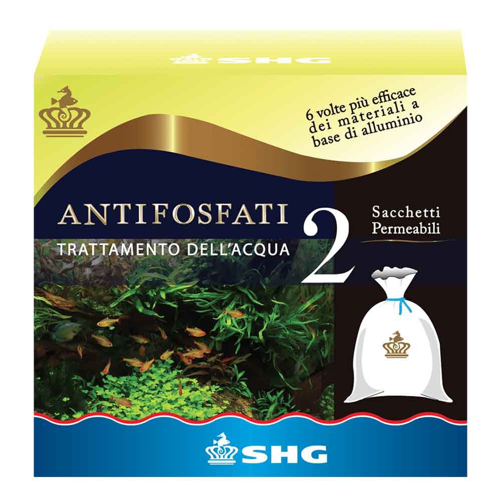 Shg Resina Antifosfati per Acqua Dolce e Marino 2x50gr per circa 200Lt