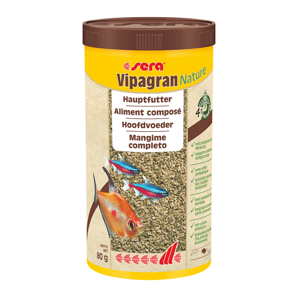 Sera Vipagran Nature mangime in granuli 250ml 80g