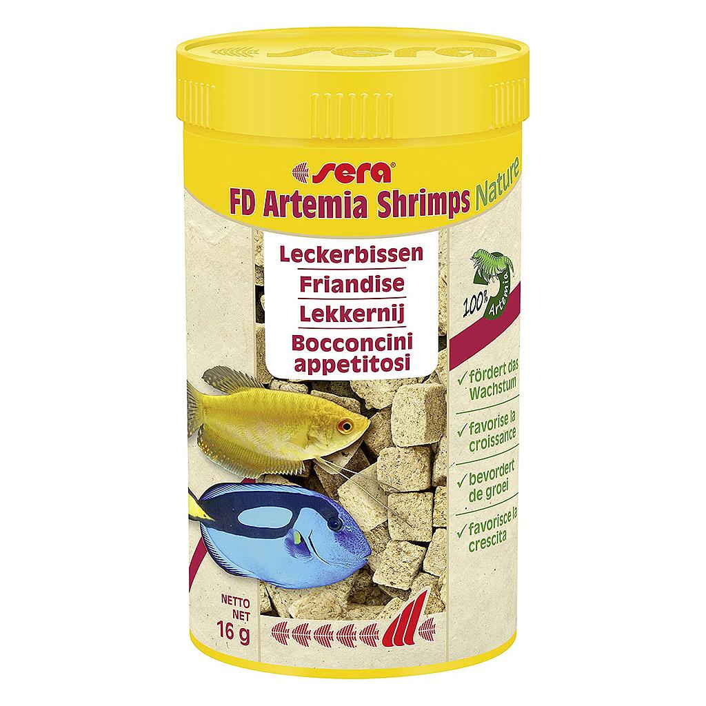 Sera FD Artemia Shrimps Nature liofilizzata 250ml 16g
