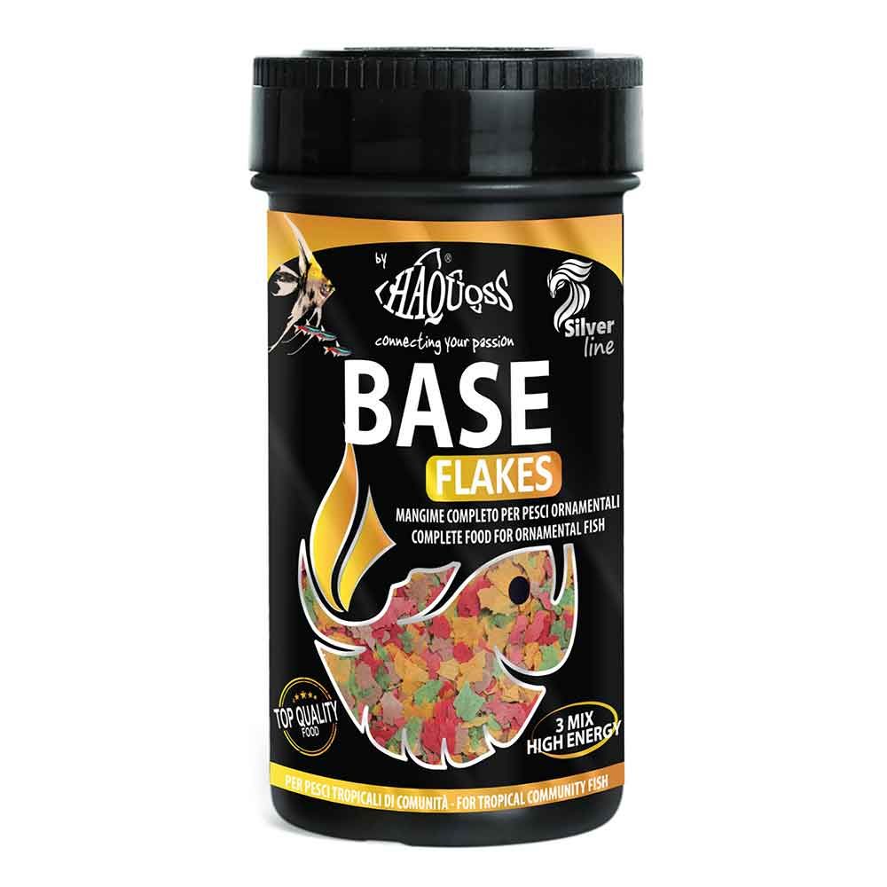 Haquoss Base Flakes in fiocchi per tutti i pesci Tropicali 250 ml/38 g