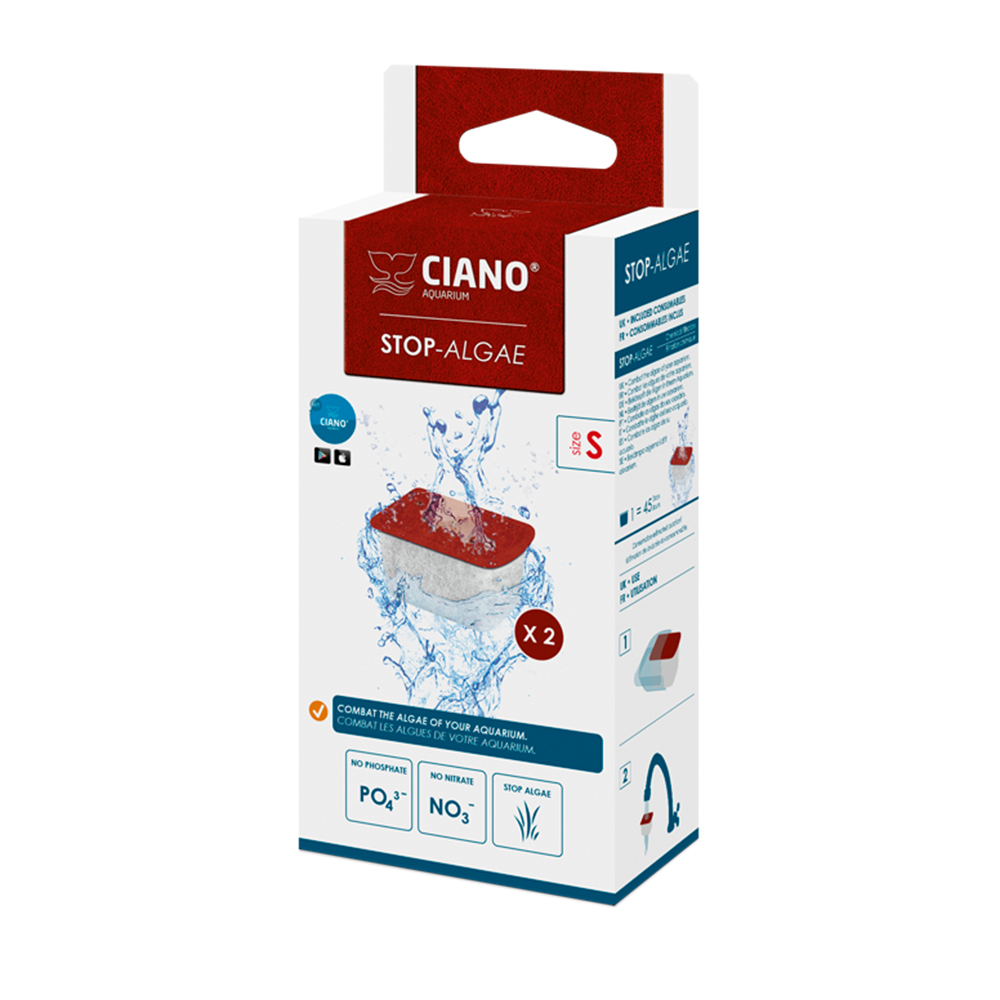 Ciano Stop Algae S Filtraggio Chimico Antialghe per Filtri CF20 CF40 CFSTONE40