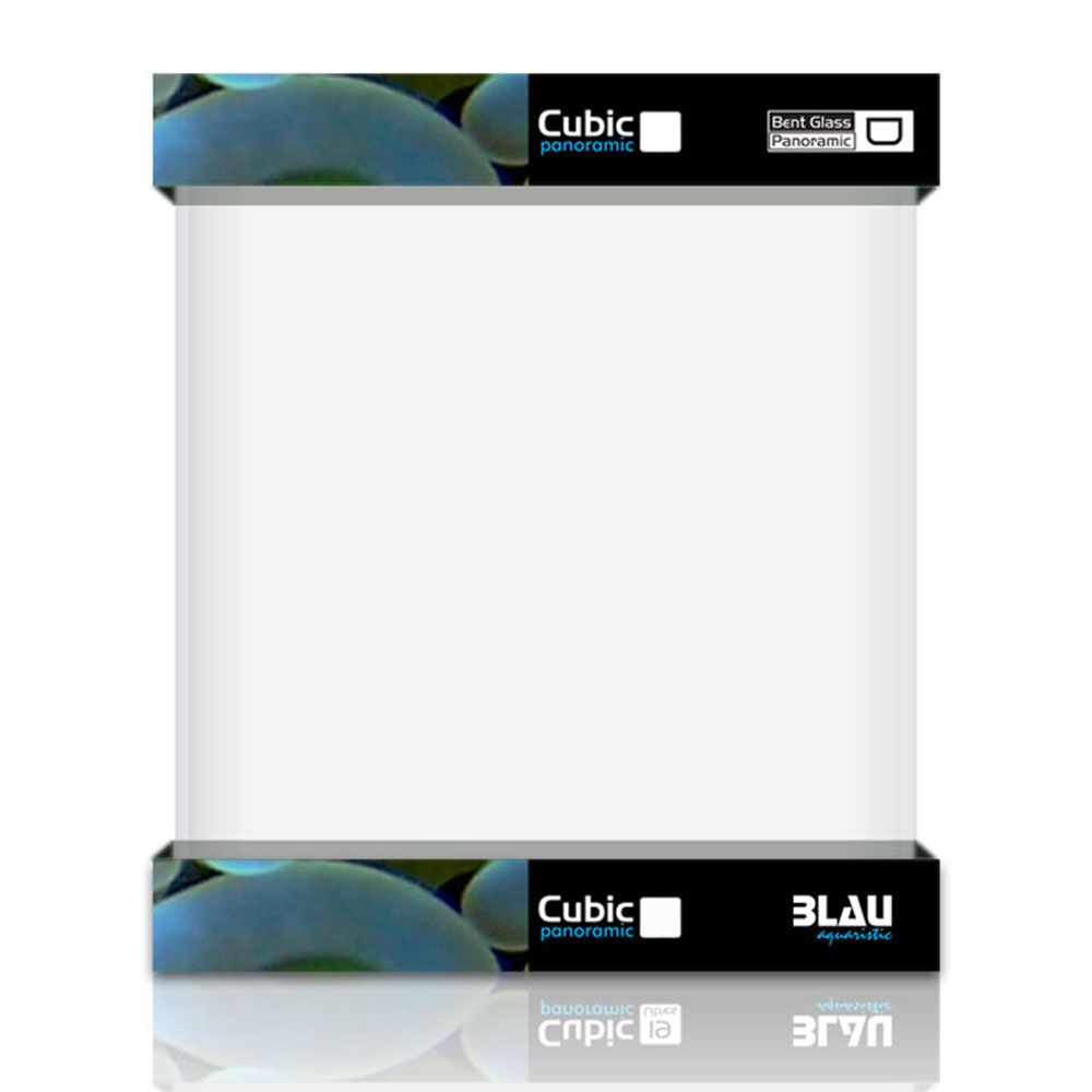 Blau Aquaristic Cubic Panoramic 30 Acquario 30lt 30x30x35cm