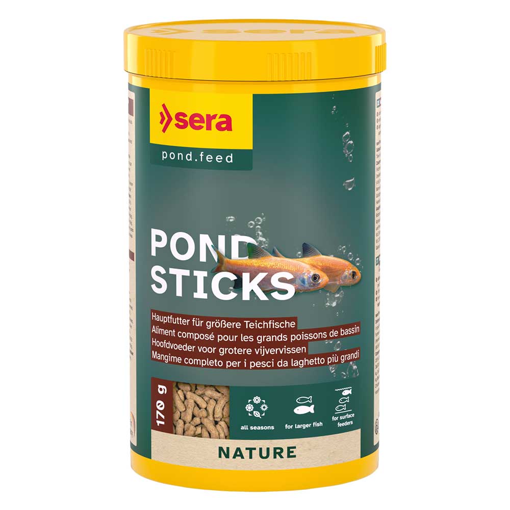 Sera Pond Sticks Nature Mangime Principale per Pesci da Laghetto 1000ml 170gr