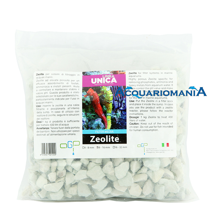 Unica Zeolite Fine 4-8mm 2Kg fino a 800lt