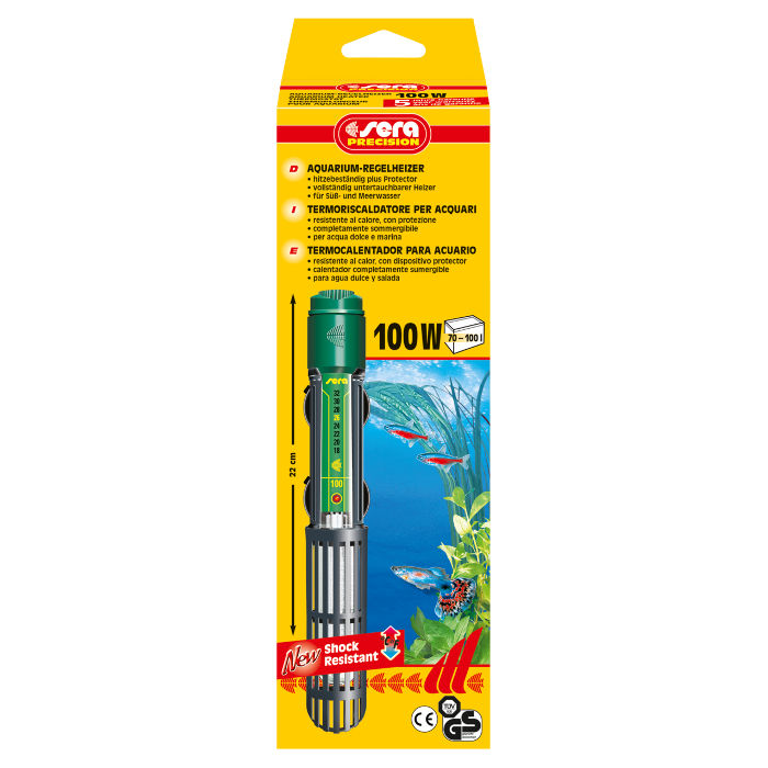 Sera Riscaldatore 100W &quot;Shock Resistant&quot;