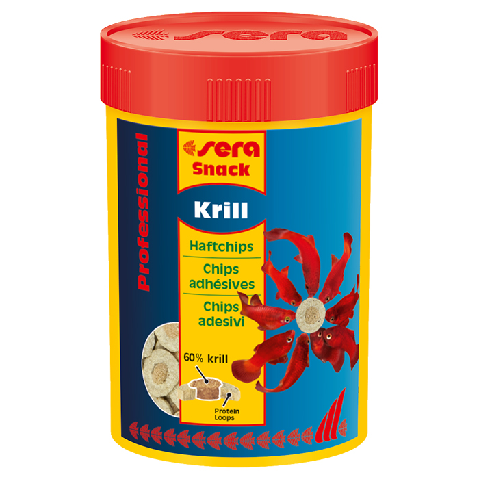 Sera Snack Krill Chips adesivi 100ml 36gr
