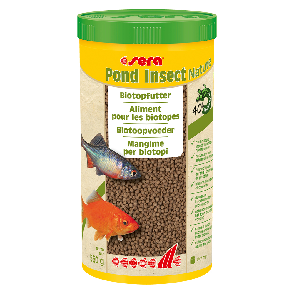 Sera Pond Insect Nature Mangime granulare 1000ml 560g