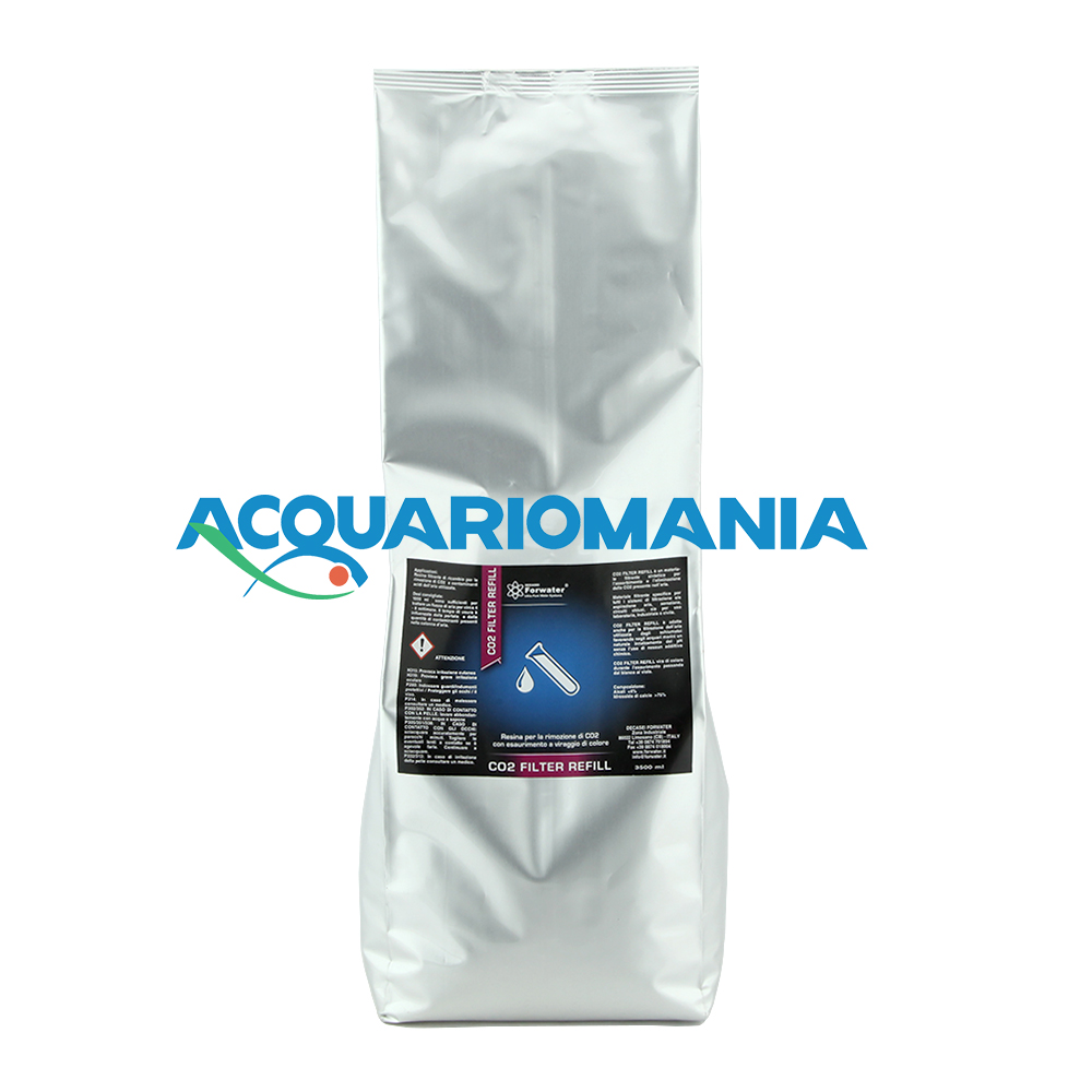 Forwater Ricarica Sistema di purificatore d'aria elimina CO2 a viraggio di colore 3500ml