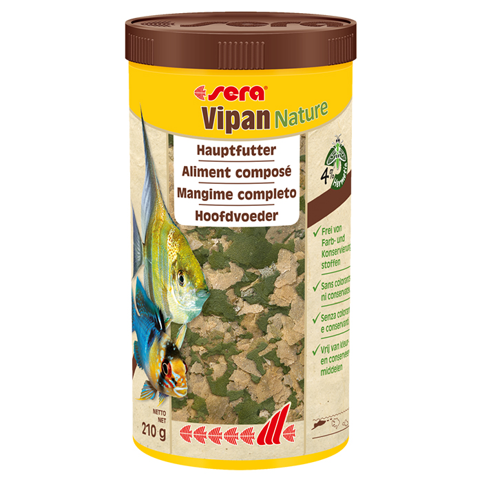 Sera Vipan Nature Cibo in scaglie 1000ml 210g