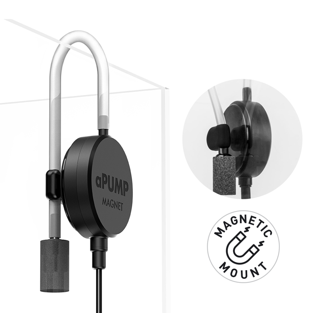 Aqualighter aPump Magnet Areatore super silenzioso per acquari fino a 100 l