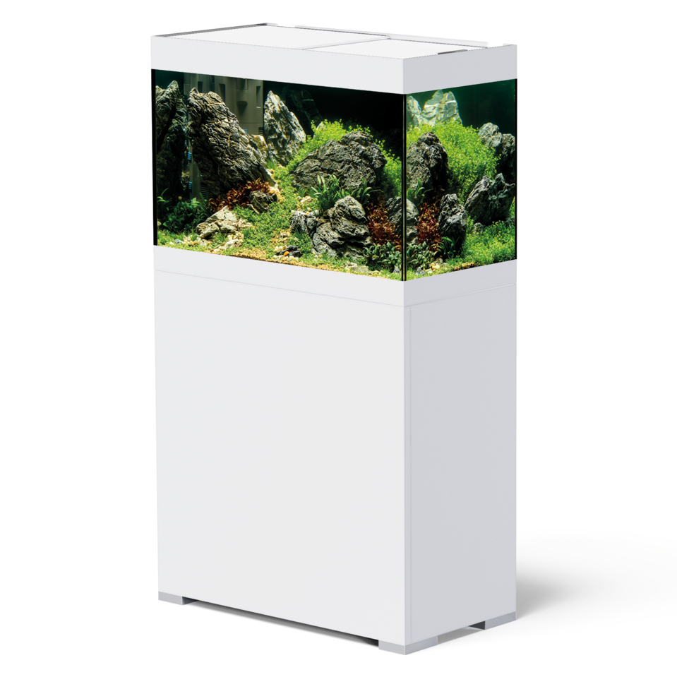 Oase Acquario StyleLine 125 Set con Supporto Bianco 70x36x122h cm 115 litri