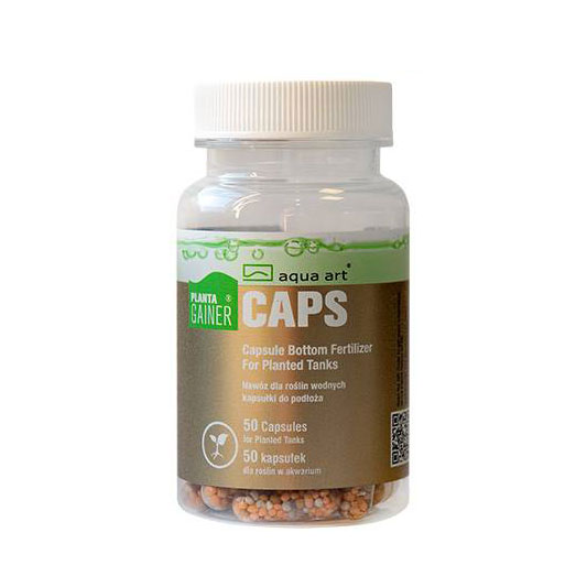 Aqua Art Planta Gainer Caps Fertilizzante sottofondo 50pz