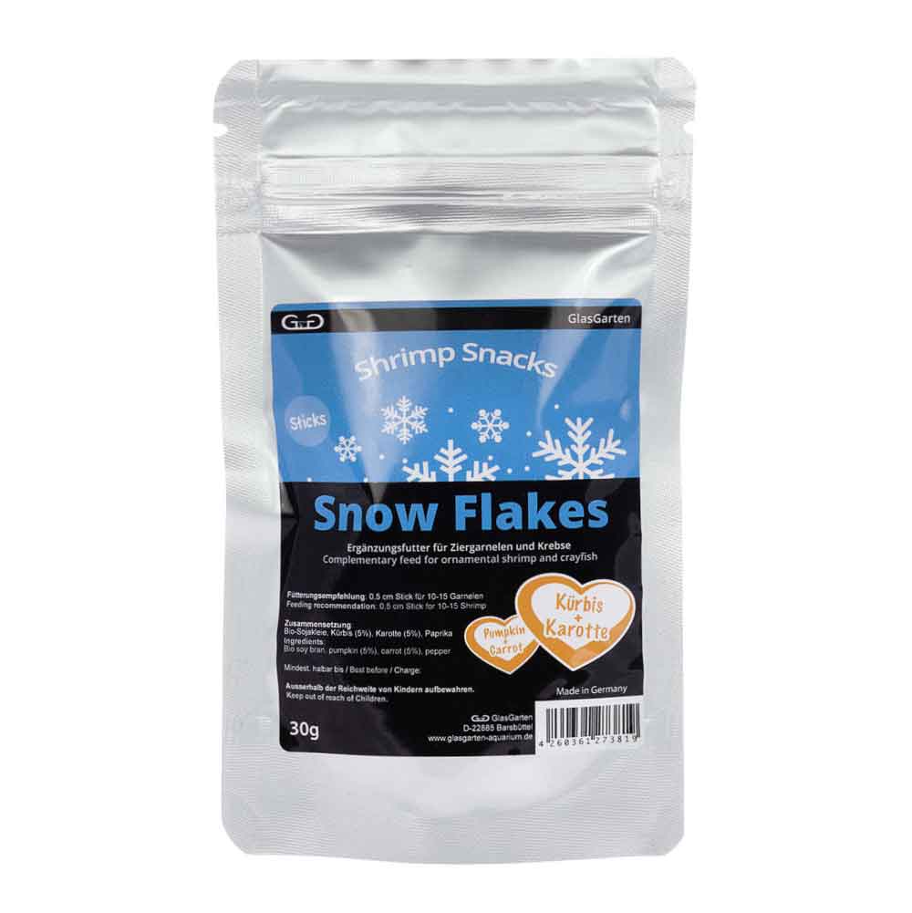 Glas Garten Shrimp Snacks Kürbis Karotte 30g