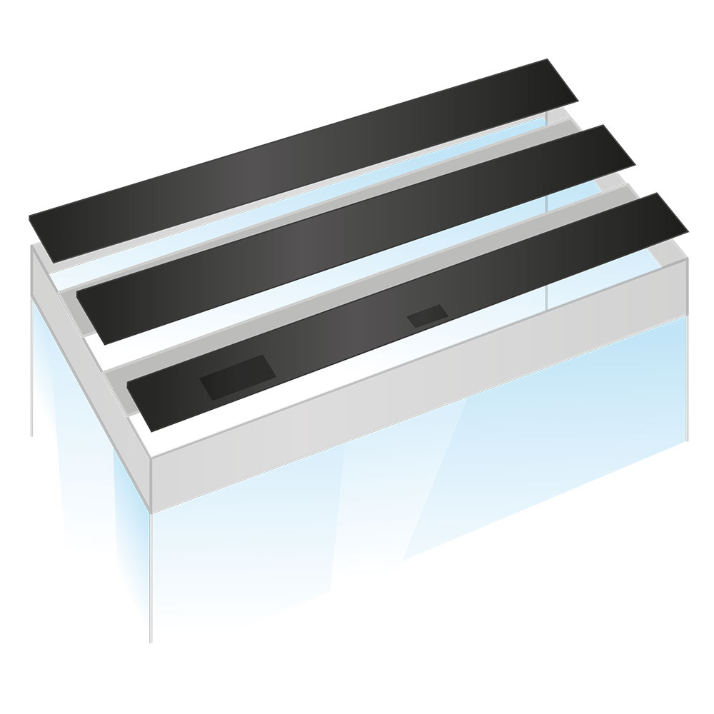 Juwel Flap per coperchi Lido 200 aggiunta Multilux 3pz